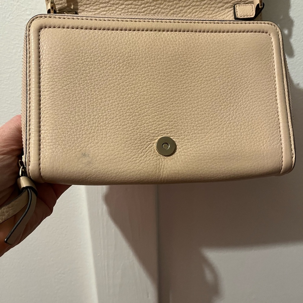 Tory Burch Pink Leather Crossbody Bag/Wallet - Picture 8 of 10